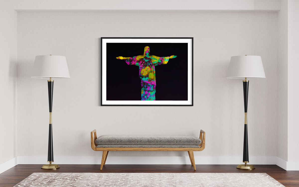 Cristo Redentor/ Rio de Janeiro 2014  (signed + Frame)
