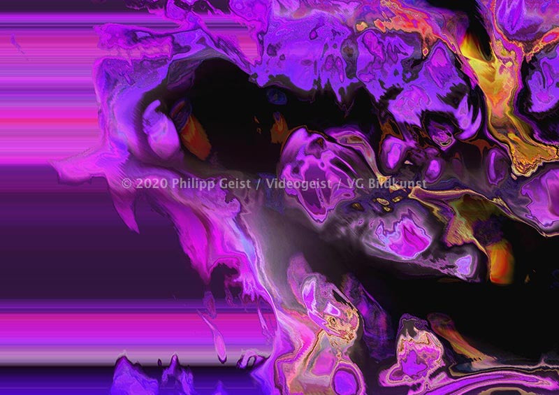 Generative Art / Videostill Beethoven Morph-Series 2020 (signed)