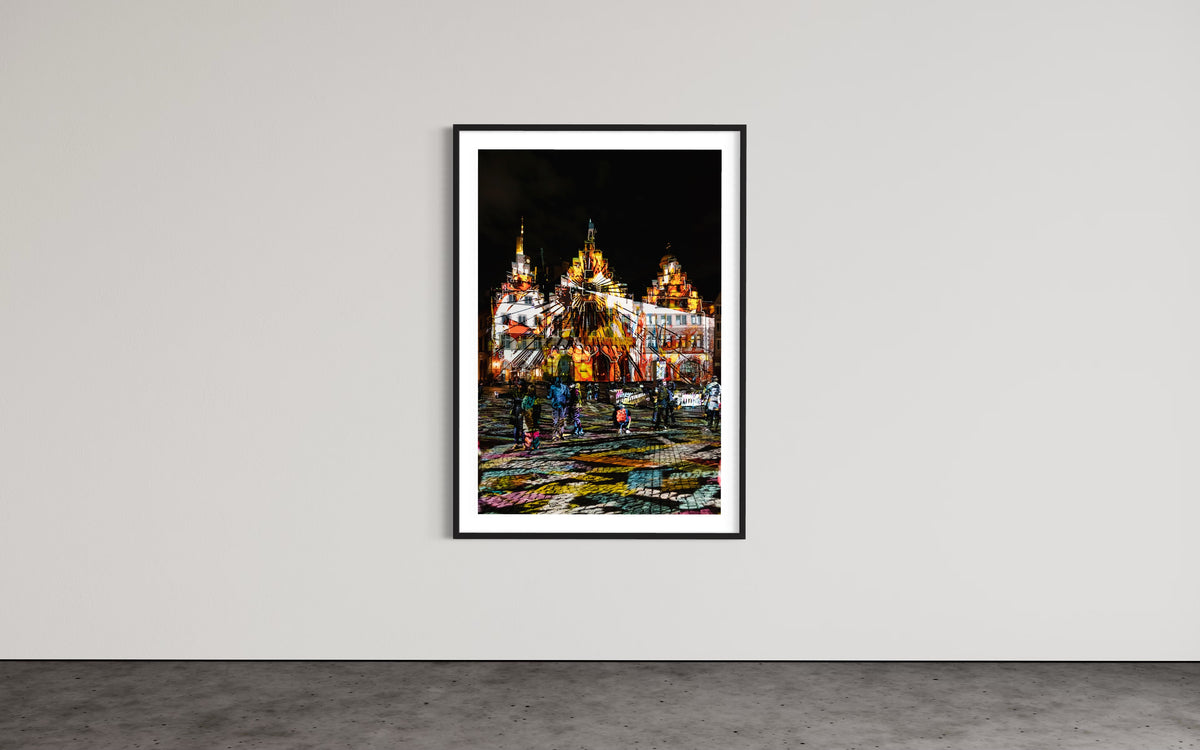 Frankfurt Römer Luminale 2018 „Frankfurt Fades“ (signed + Frame)