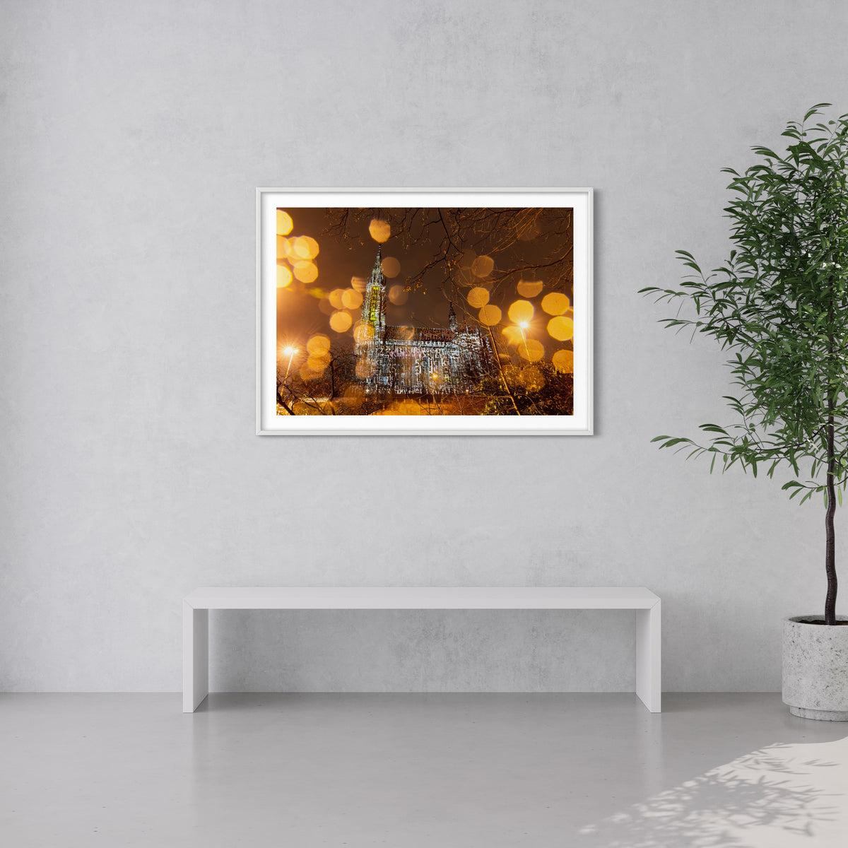 Munich/ München Hl.Kreuz Kirche Giesing 2015 (signed + Frame)