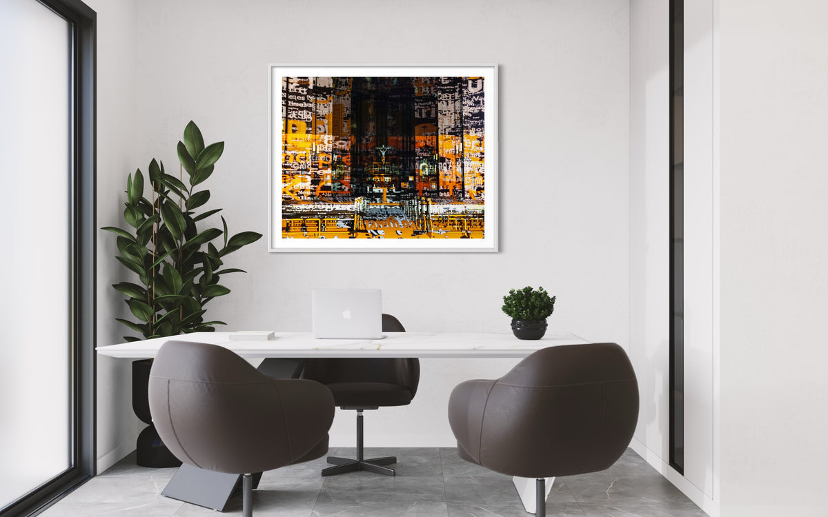 Frankfurt Kaiserdom St. Bartholomäus 2012  (signed + Frame)