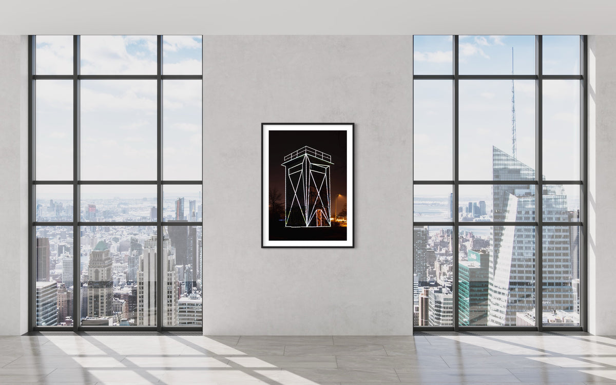 Hidden Places ehemaliger Wachturm DDR/ former Watchtower GDR 2016  (signed + Frame)