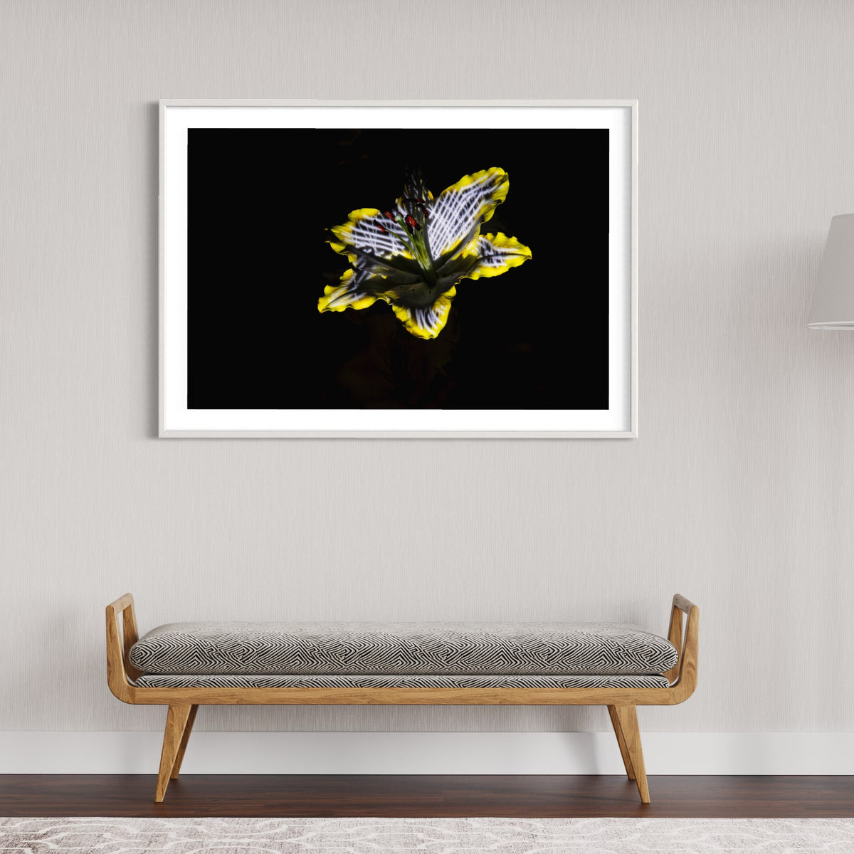 Hidden Places Lilie/ lily Flower 2019  (signed + Frame)