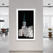 Load image into Gallery viewer, Weilheim Ev. Apostelkirche 500 - Kirche im Licht/ Church in the light 2017 (signed + Frame)
