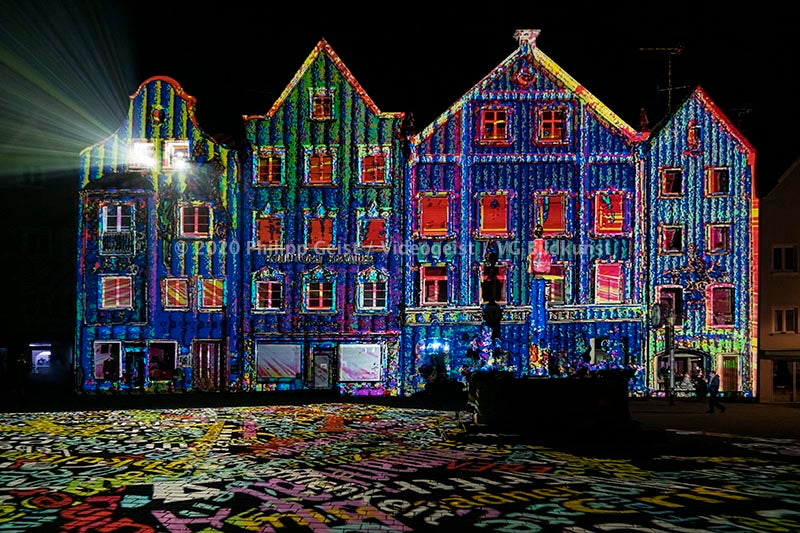 Weilheim 1.Lichtkunst Festival Weilheim Fades 2016 (signed + Frame)