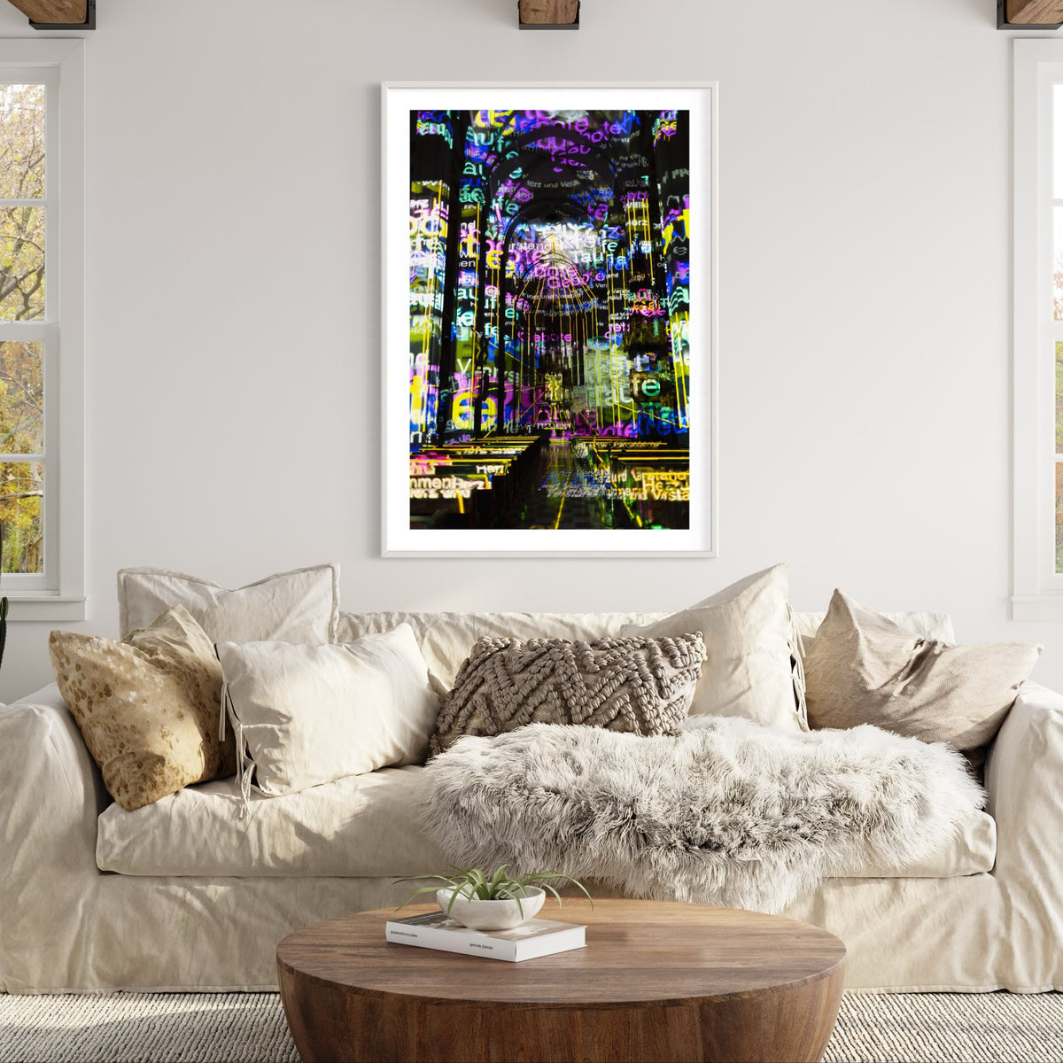Munich/ München Hl.Kreuz Kirche Giesing Lichträume 2016 (signed + Frame)