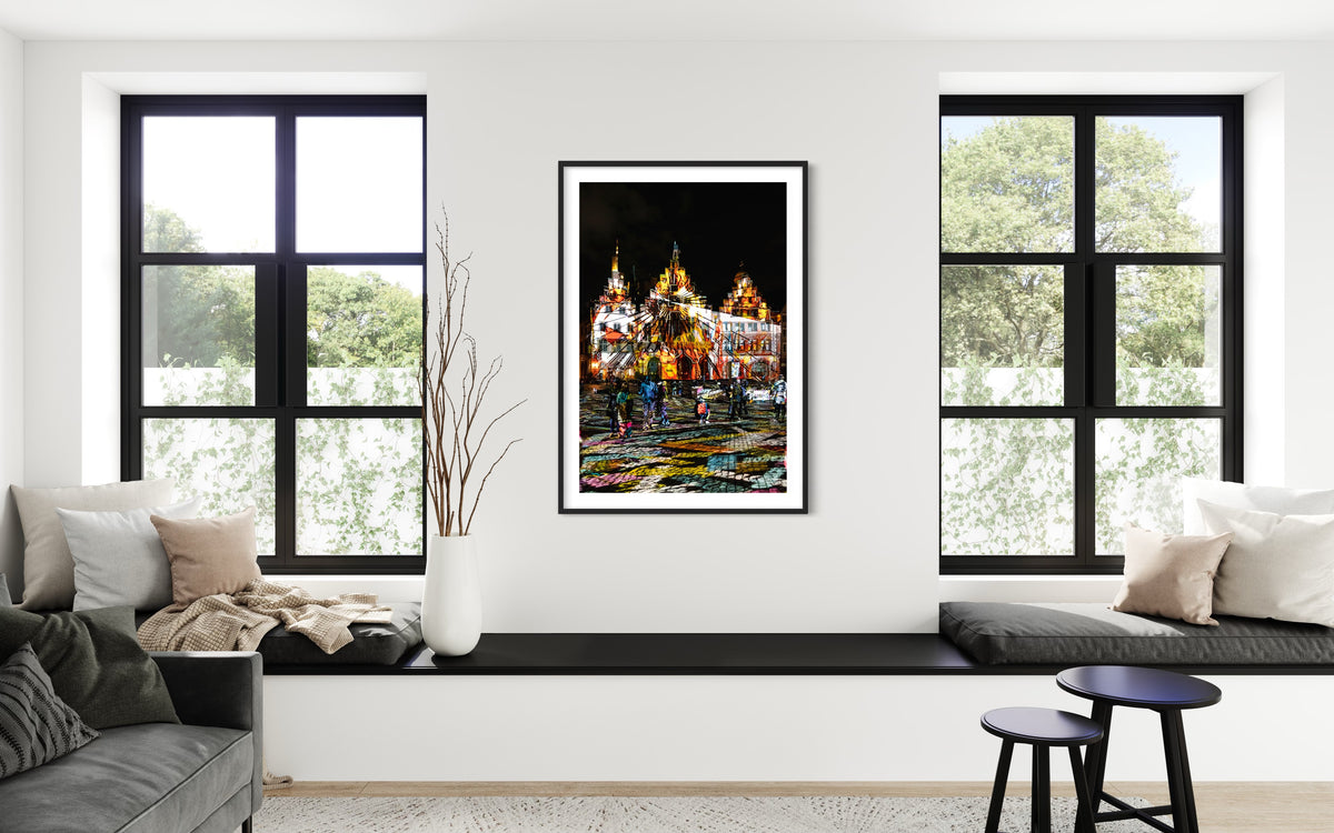 Frankfurt Römer Luminale 2018 „Frankfurt Fades“ (signed + Frame)