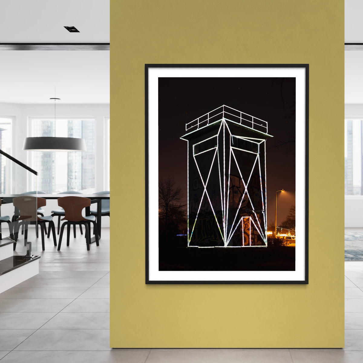 Hidden Places ehemaliger Wachturm DDR/ former Watchtower GDR 2016  (signed + Frame)