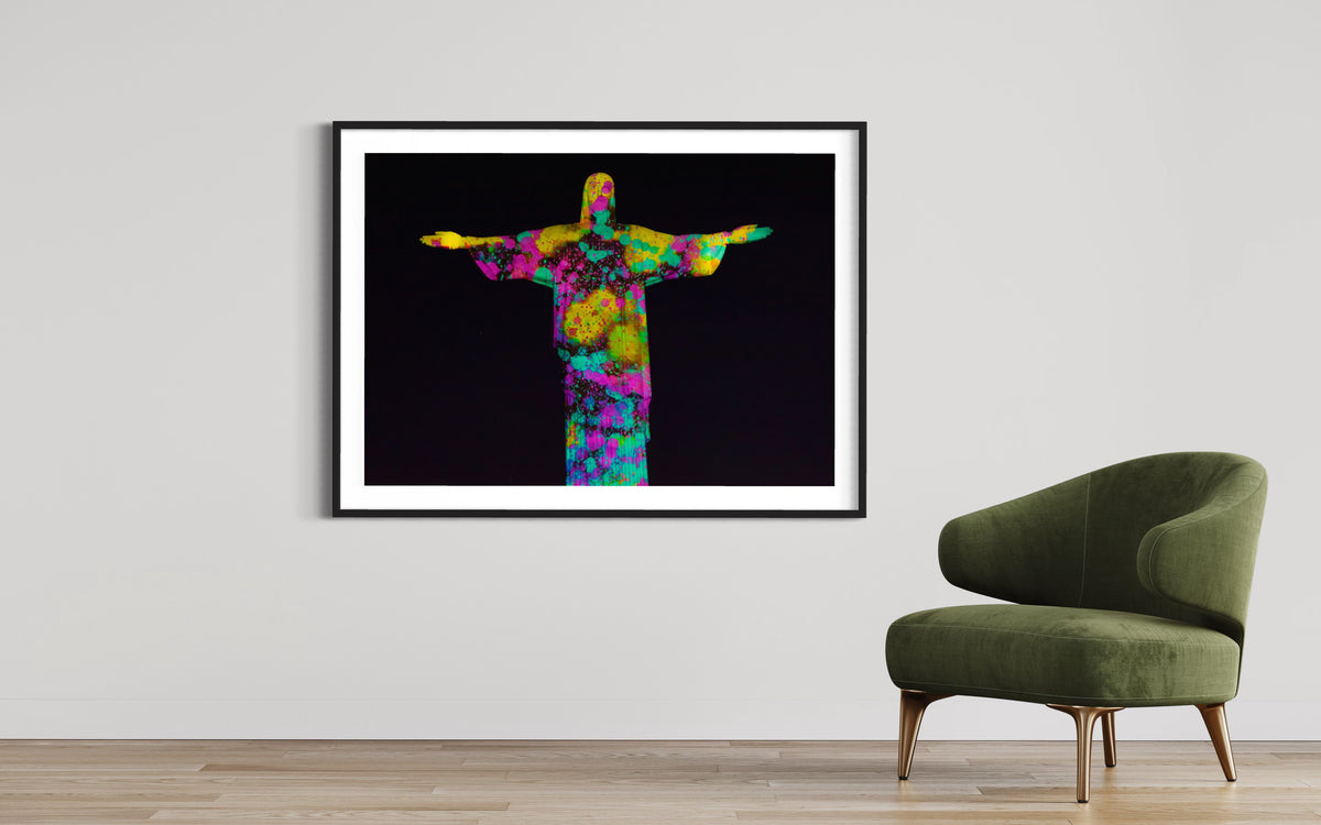 Cristo Redentor/ Rio de Janeiro 2014  (signed + Frame)