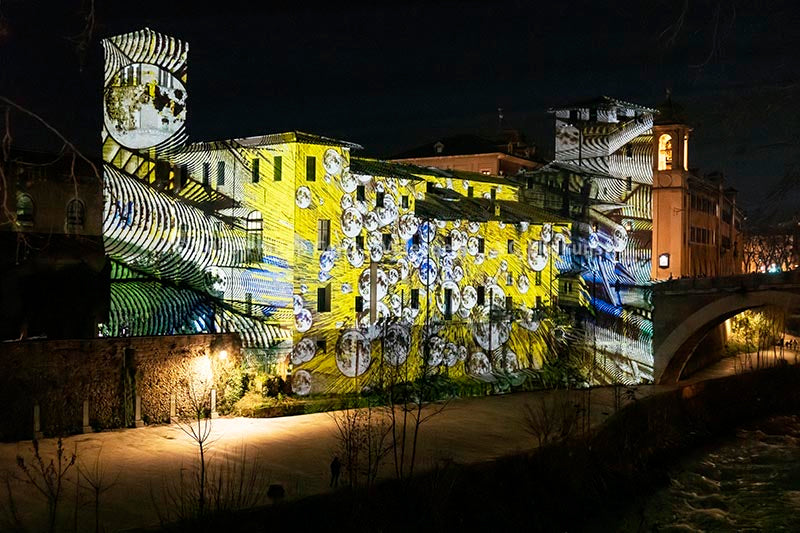 Rome/ Rom Tiberina Luce Luna 2019 (signed + Frame)