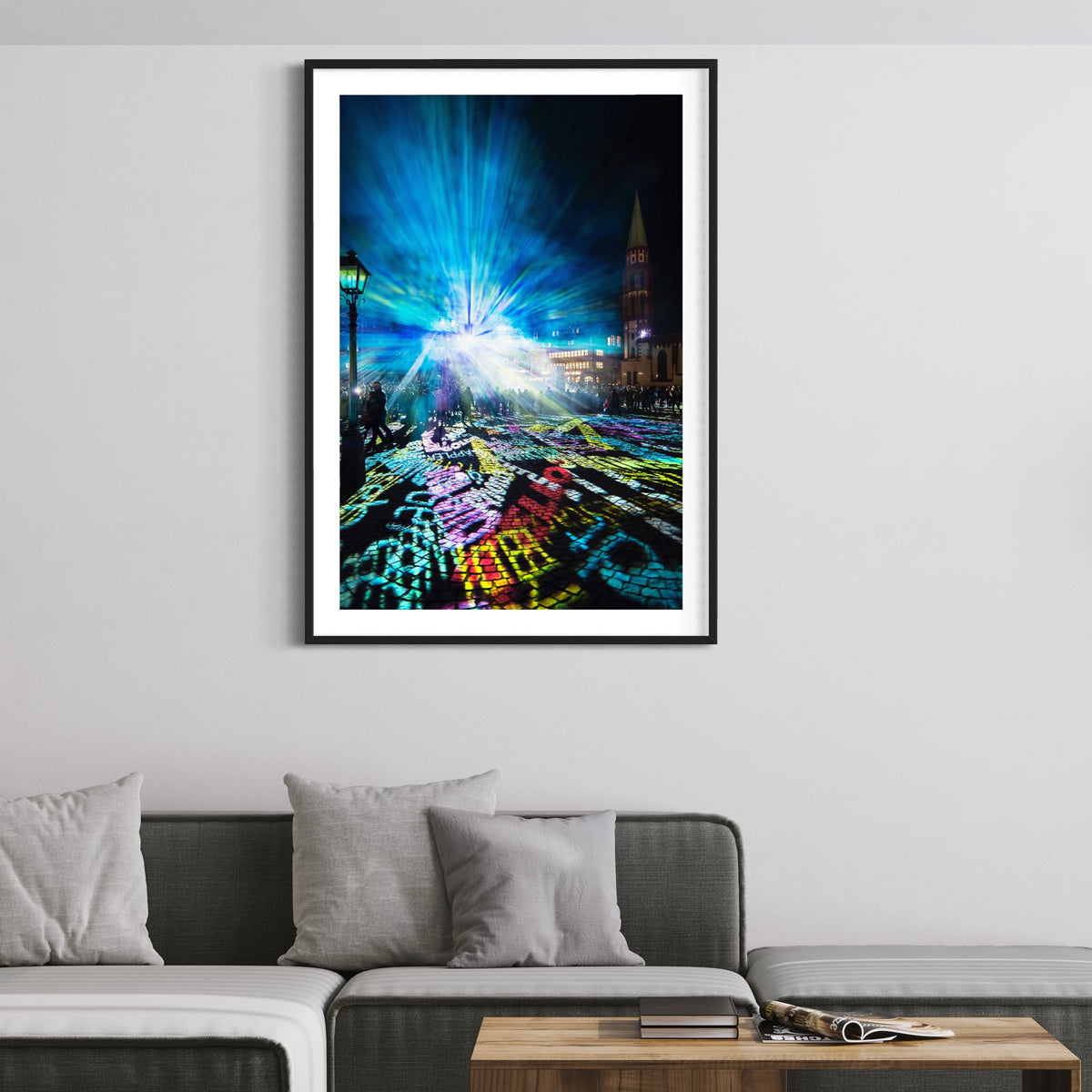 Frankfurt Luminale 2018 Frankfurt Fades  (signed + Frame)