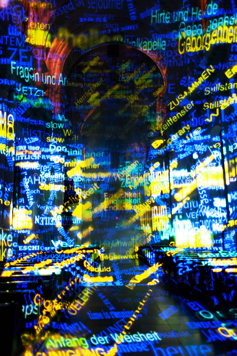 Munich / München Theatinerkirche LichtRäume 2012 (signed + Frame)