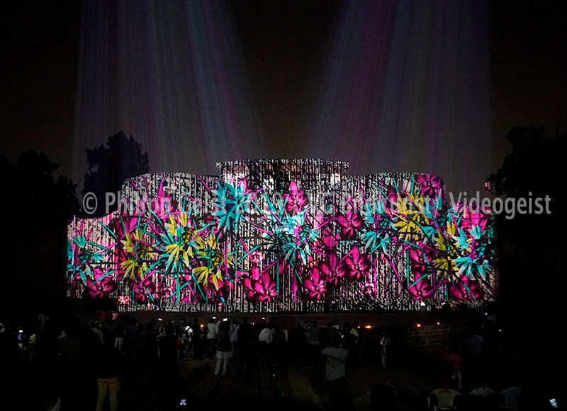 India/ Indien Shaniwarwada Fort  Diwali 2016 (signed + Frame)