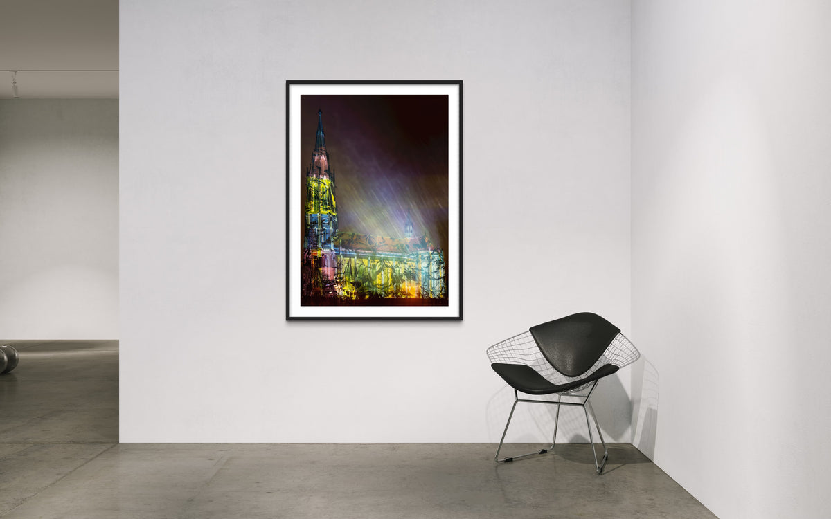 München/ Munich Hl.Kreuz-Kirche Giesing 2015 (signed + Frame)