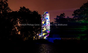 Hidden Places Berlin observation tower/ aussichtsturm 2020 (signed + Frame)