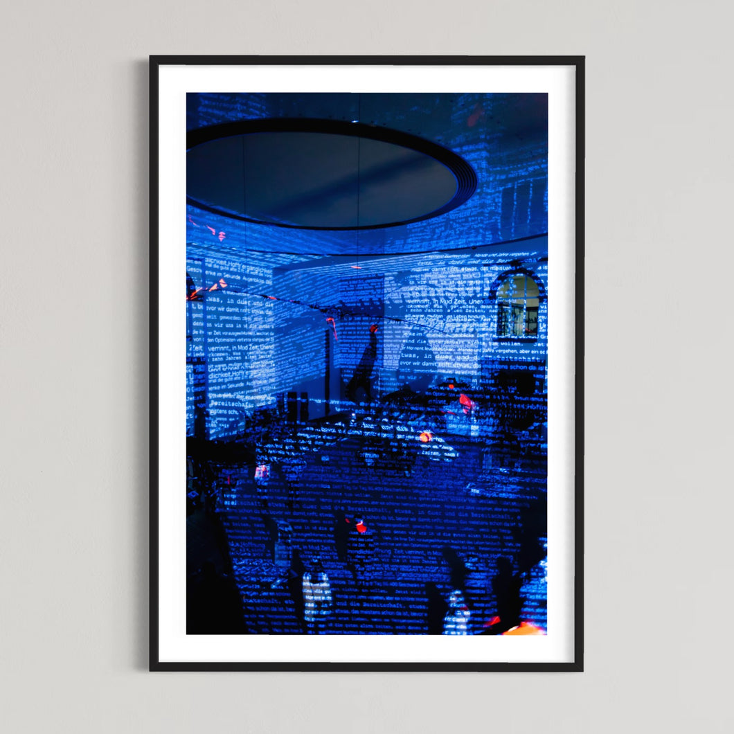 Frankfurt Luminale 2010 Time Shadows  (signed + Frame)