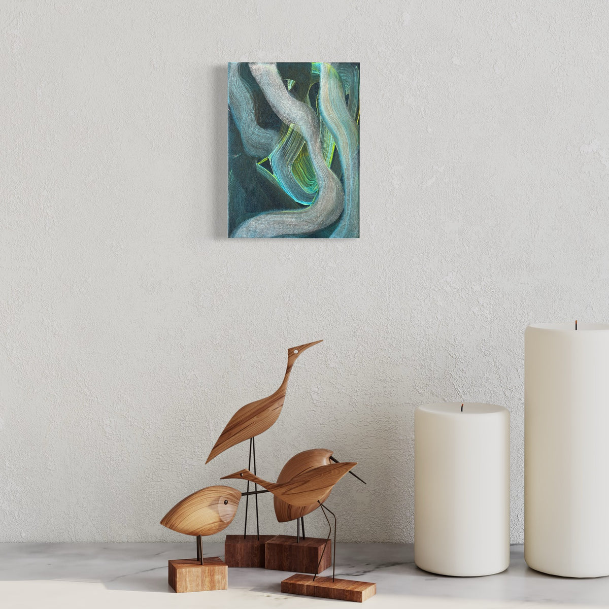 Untitled/ ohne Titel - Painting on Canvas 2007 (24x18cm)