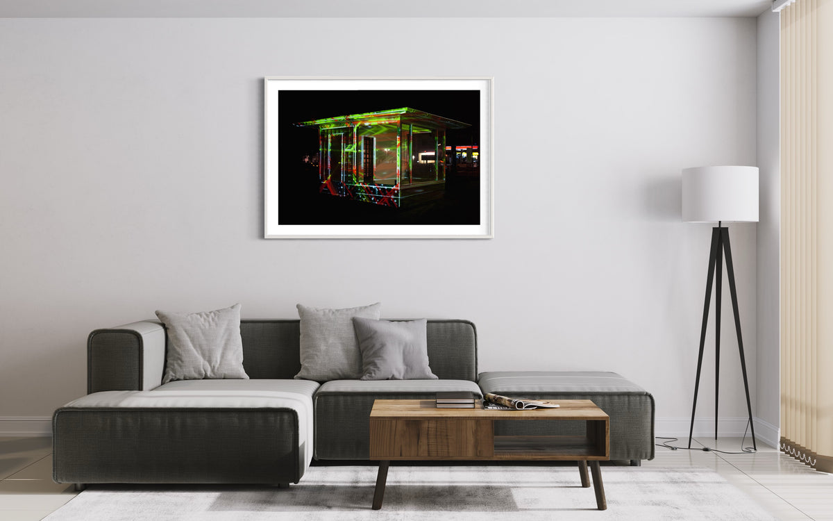 Hidden Places Berlin ehemaliges Pförtnerhaus Flughafen Tempelhof 2014  (signed + Frame)