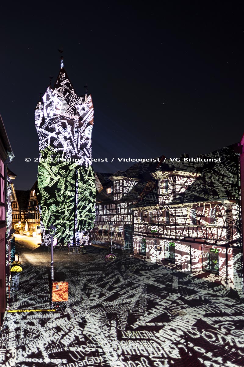 Herzogenaurach Fehnturm „Glücksachen“ 2021 (signed + Frame)