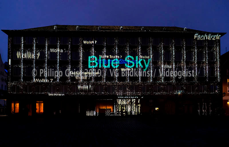 Nürnberg/ Nuremberg Rathaus „Into the Blue“ Blaue Nacht 2017 (signed + Frame)
