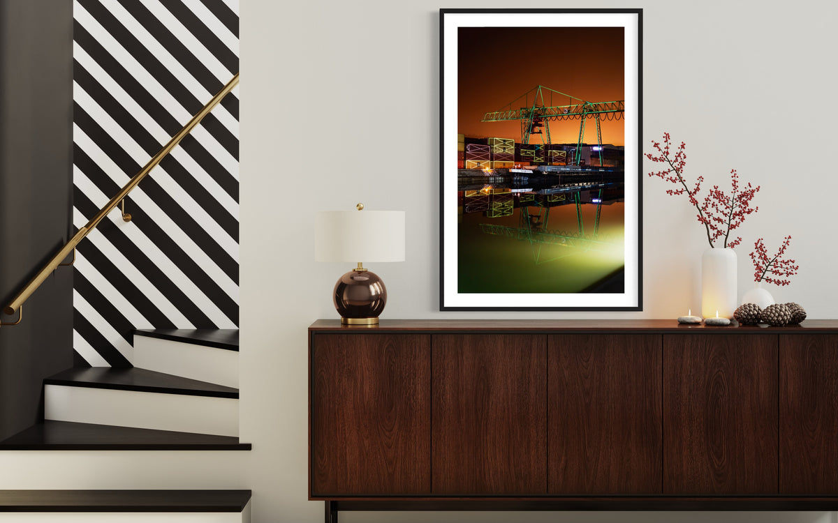 Stuttgart Hafen River of Words 2016 (signed + Frame)
