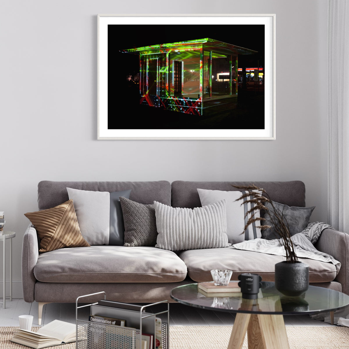 Hidden Places Berlin ehemaliges Pförtnerhaus Flughafen Tempelhof 2014  (signed + Frame)