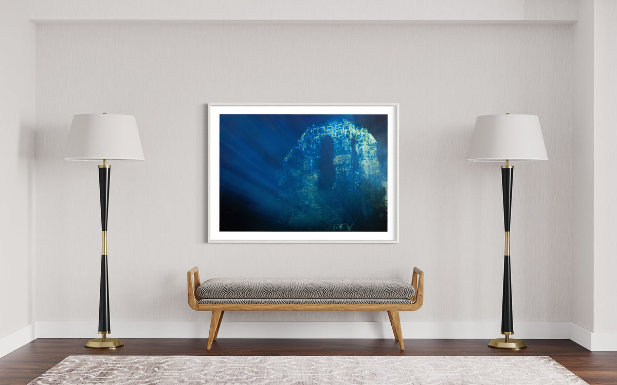 Oberwesel / (Rheinpartie/ Germany) 2009  "Liquid Memory" 2009 (signed + Frame)