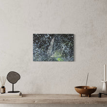 Laden Sie das Bild in den Galerie-Viewer, Overpainting on Canvas 2022 // Hidden Places  Origami Crane / Kranich 2020

