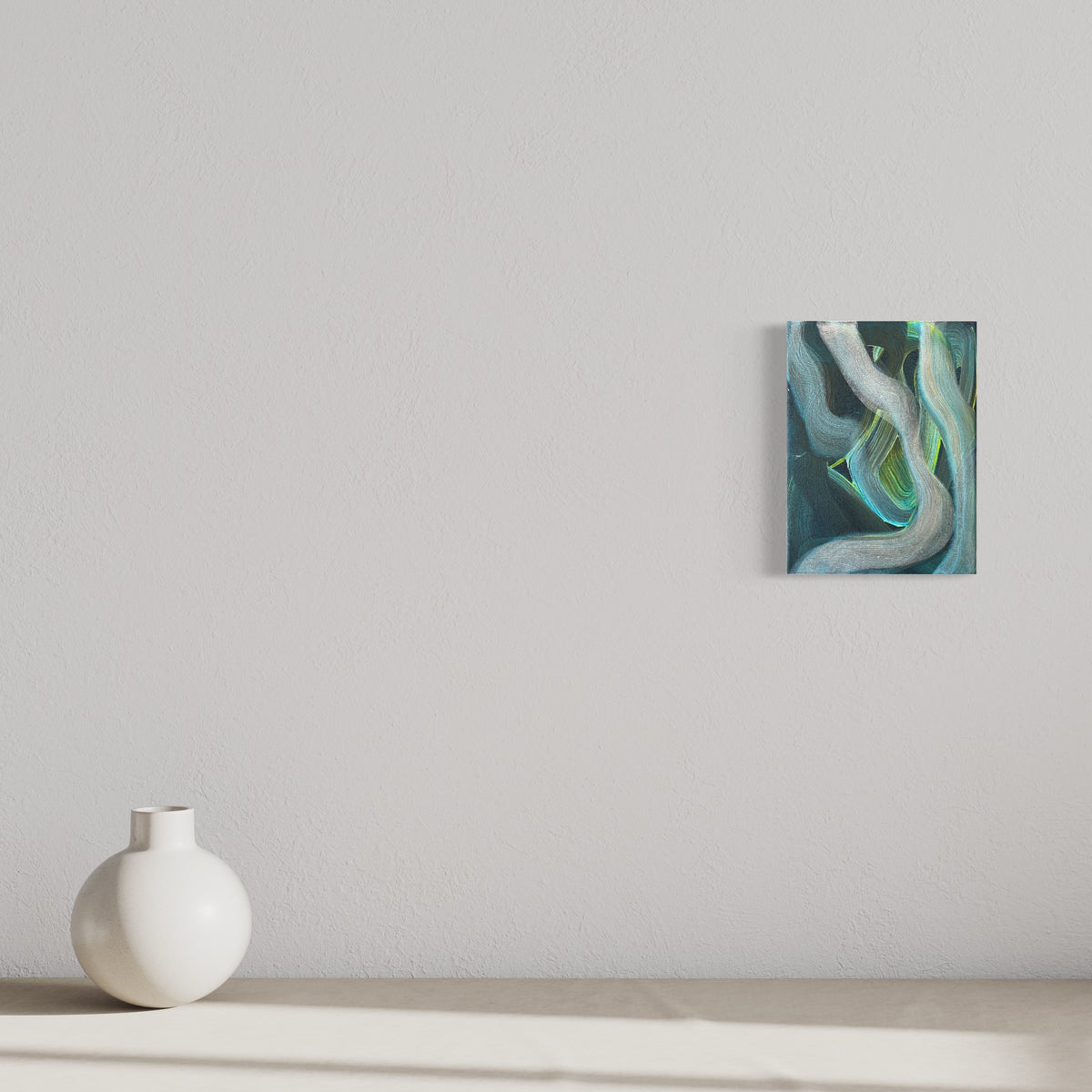 Untitled/ ohne Titel - Painting on Canvas 2007 (24x18cm)