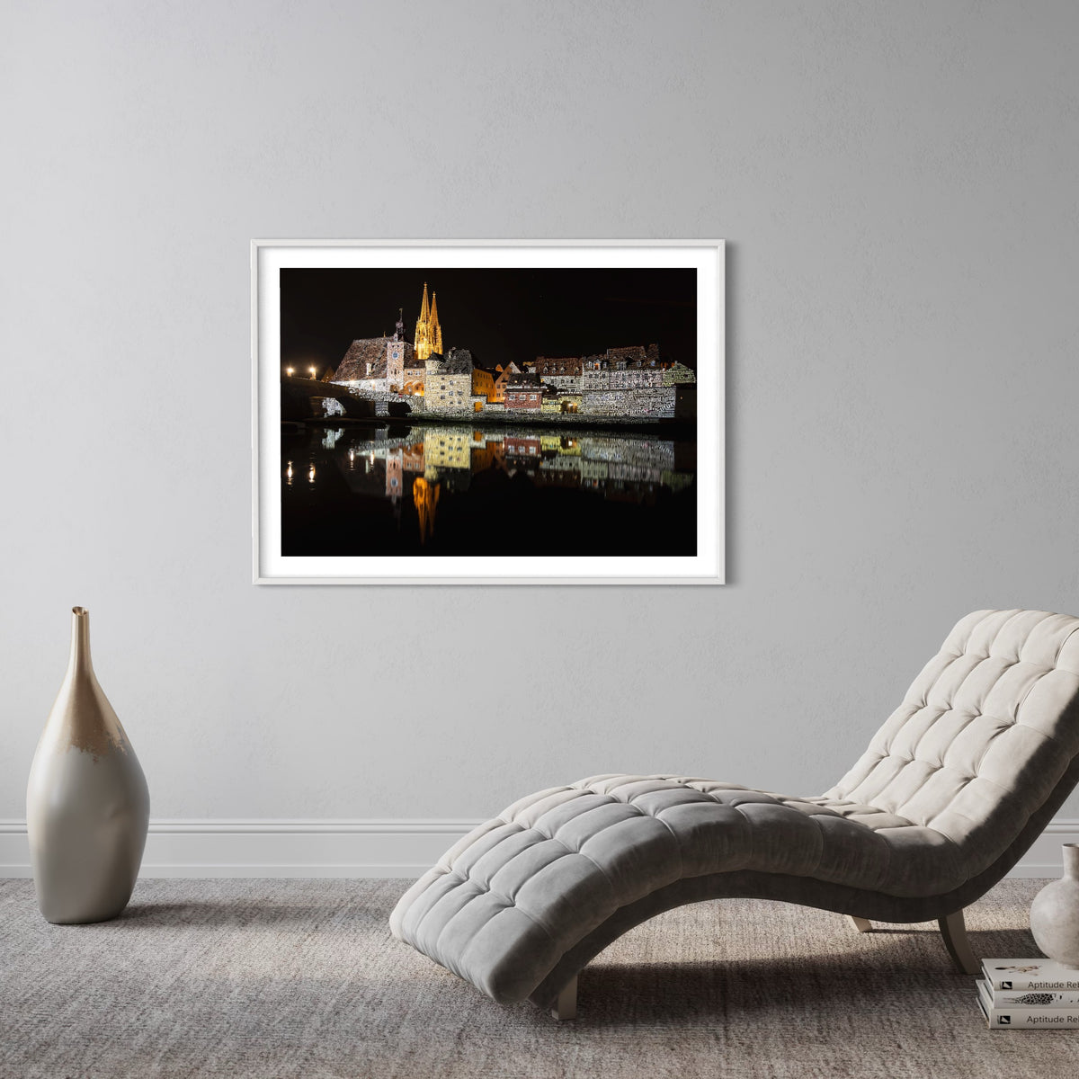 Regensburg Steinerne Brücke 2018 (signed + Frame)