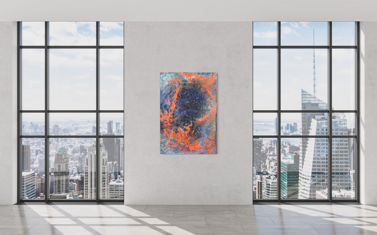 Overpainting Fine Art Print on Canvas 2022