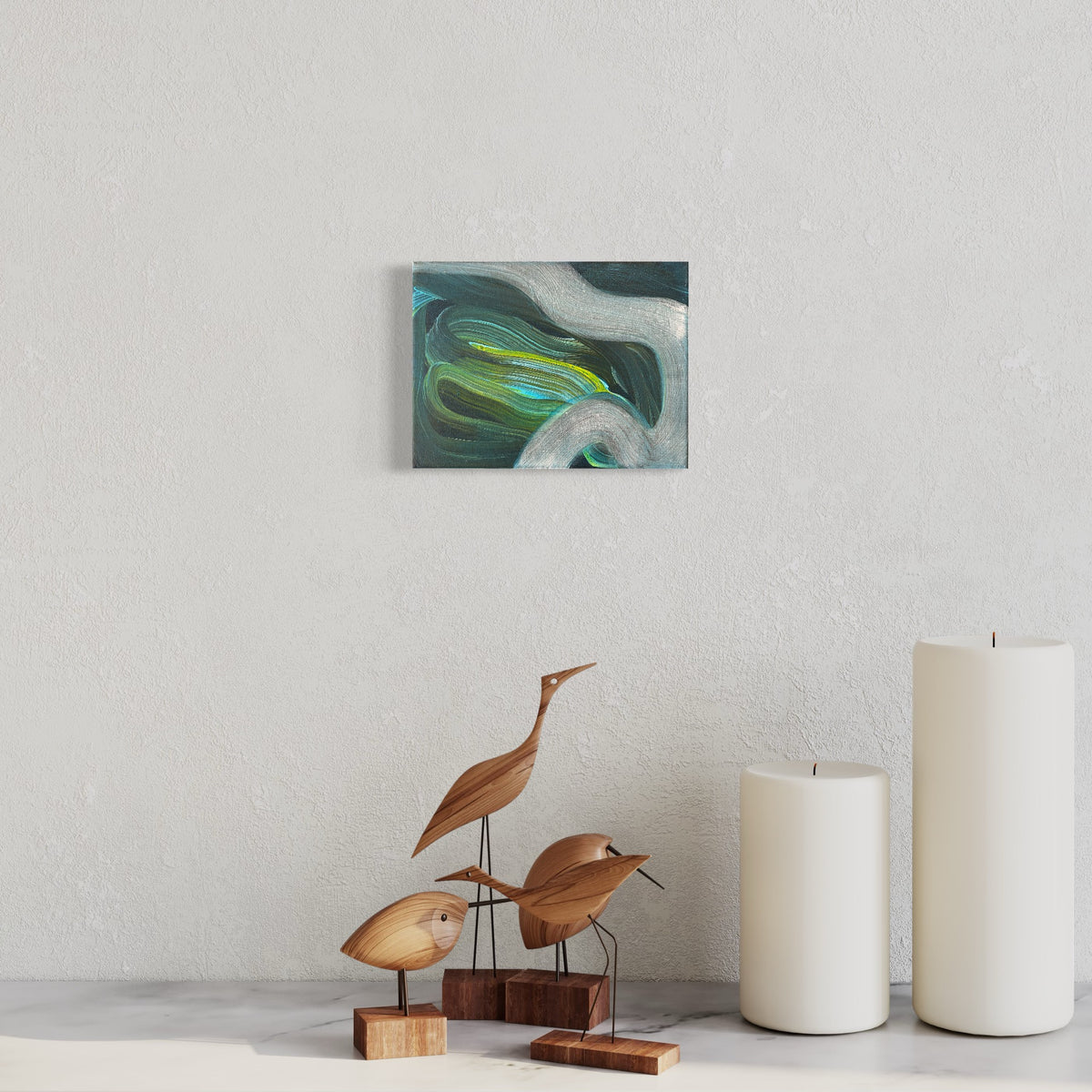 Untitled/ ohne Titel - Painting on Canvas 2007 (24x18cm)