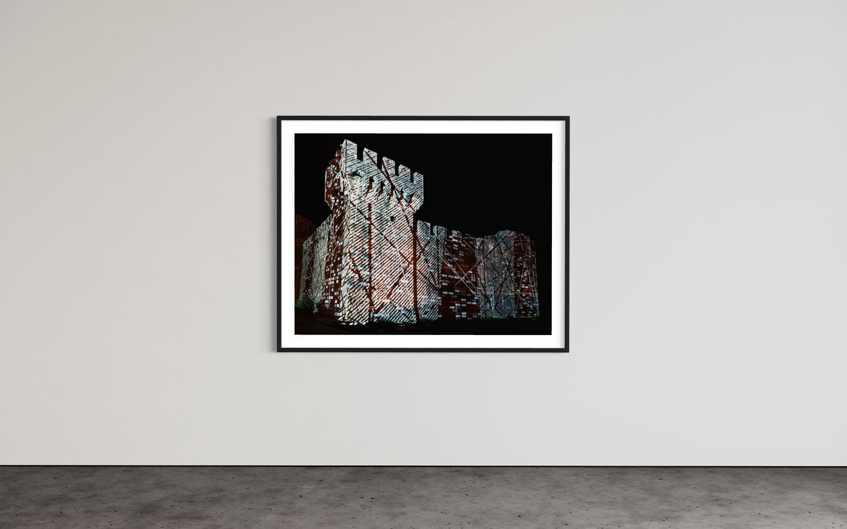 Trogir Fortress Kamerlengo Lighting up times 2017 (signed + Frame)
