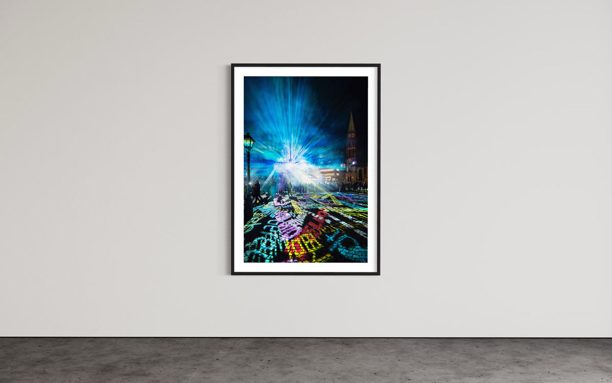 Frankfurt Luminale 2018 Frankfurt Fades  (signed + Frame)