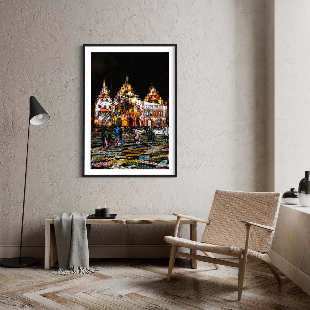 Frankfurt Römer Luminale 2018 „Frankfurt Fades“ (signed + Frame)
