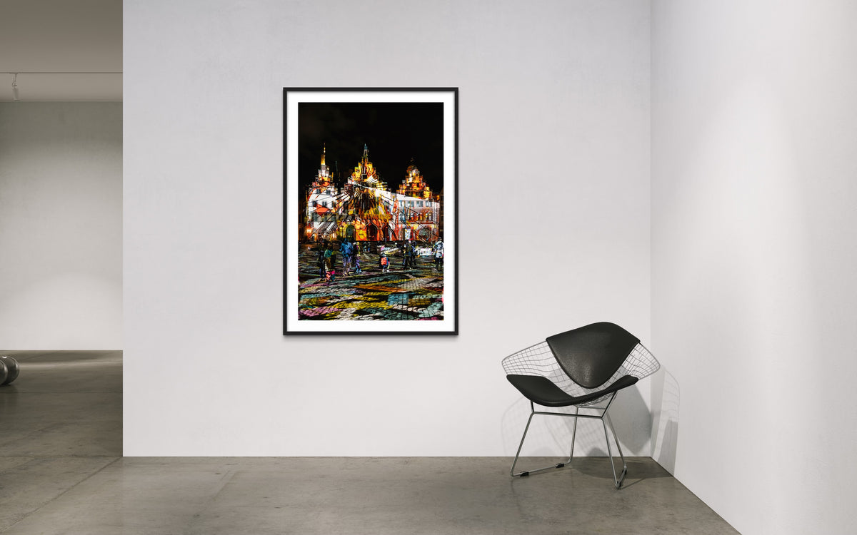 Frankfurt Römer Luminale 2018 „Frankfurt Fades“ (signed + Frame)