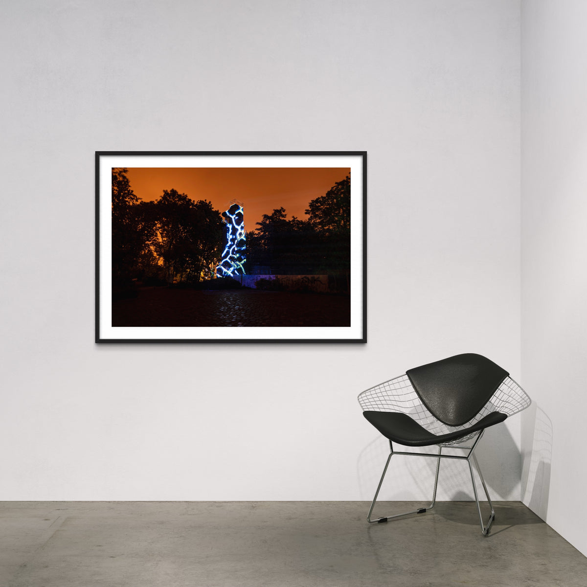 Hidden Places Berlin observation tower/ aussichtsturm 2020 (signed + Frame)