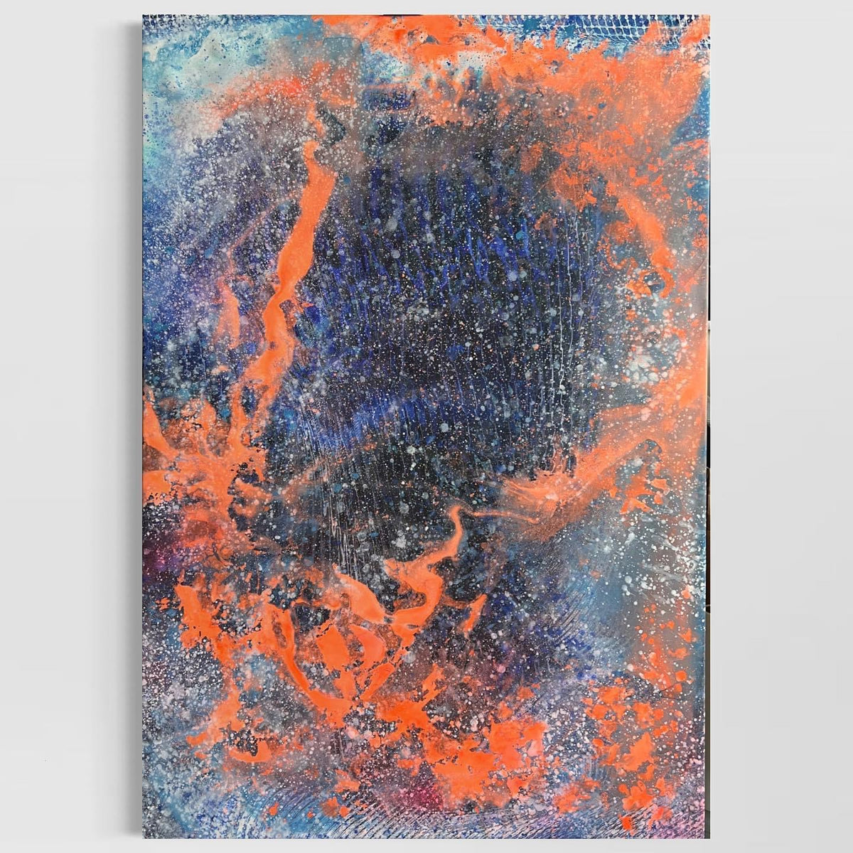 Overpainting Fine Art Print on Canvas 2022