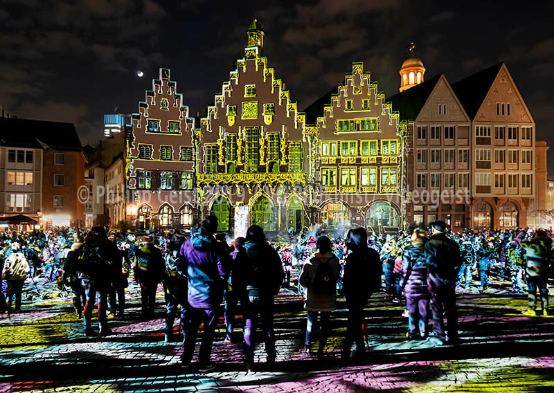 Frankfurt Römer Luminale 2018 „Frankfurt Fades“ (signed + Frame)