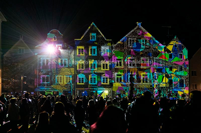 Weilheim 2.Lichtkunst Festival Weilheim Fades 2018 (signed + Frame)