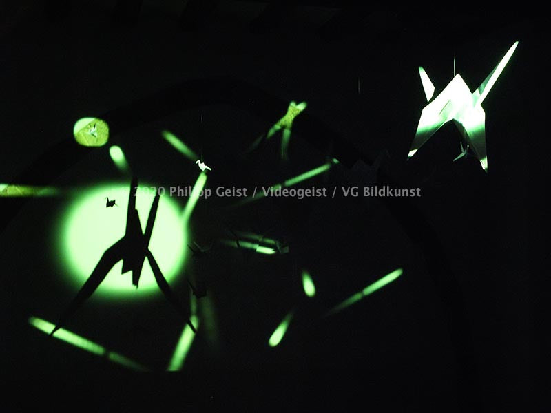 Barcelona Art Space EL ESCAPARATE BIRDS A_LIGHTING 2009 (signed + framed)
