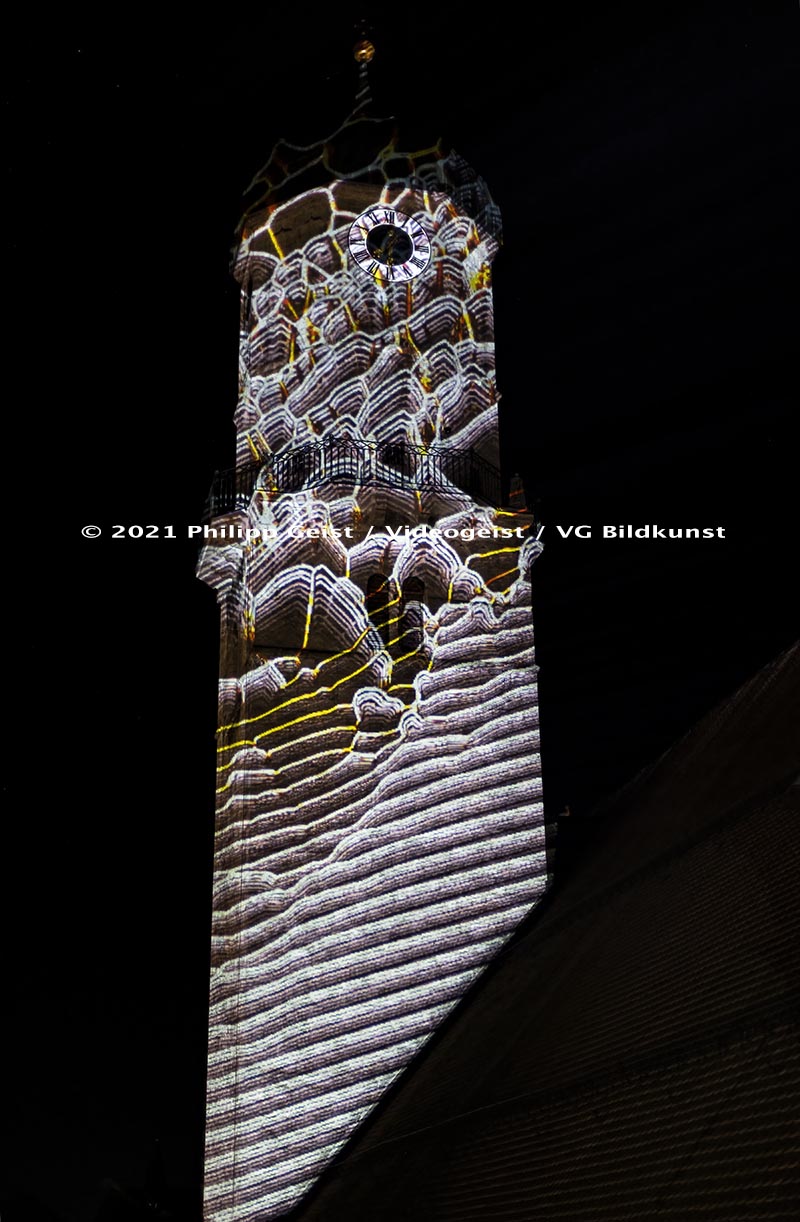 Weilheim Mariä Himmelfahrt Kirchturm „Hoffnungslicht“ 2021 (signed + Frame)