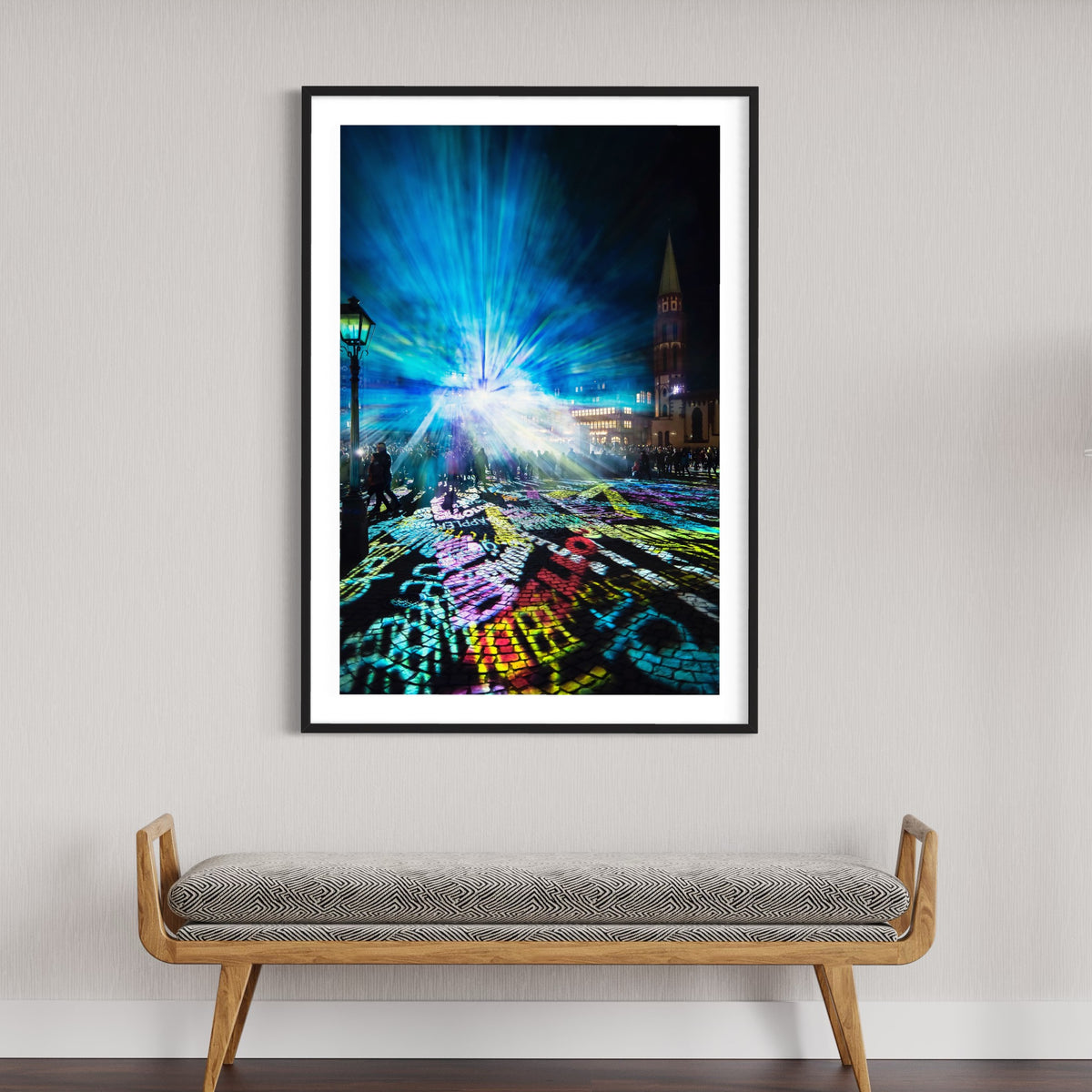 Frankfurt Luminale 2018 Frankfurt Fades  (signed + Frame)