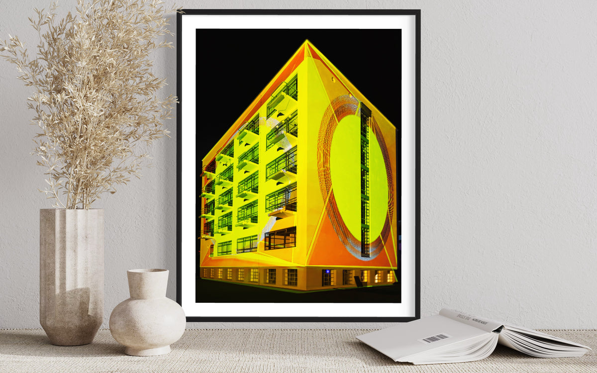Bauhaus Dessau "Light.Facade.Human" 100 Year Anniversary 2019 (signed + Frame)