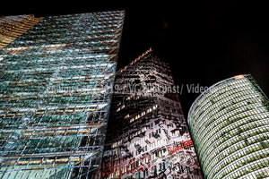 Berlin / Potsdamer / Platz Festival of Lights 2012 "Time Drifts - WORDS OF BERLIN" 10.-21 October 2012  (signed + Frame)