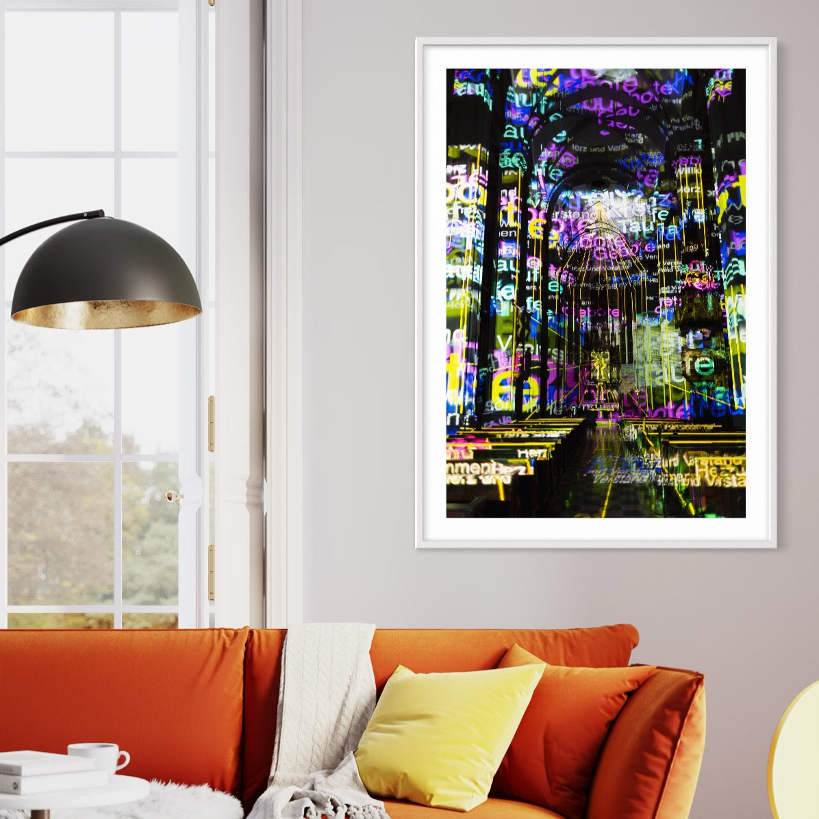 Munich/ München Hl.Kreuz Kirche Giesing Lichträume 2016 (signed + Frame)