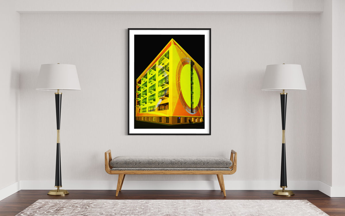 Bauhaus Dessau "Light.Facade.Human" 100 Year Anniversary 2019 (signed + Frame)