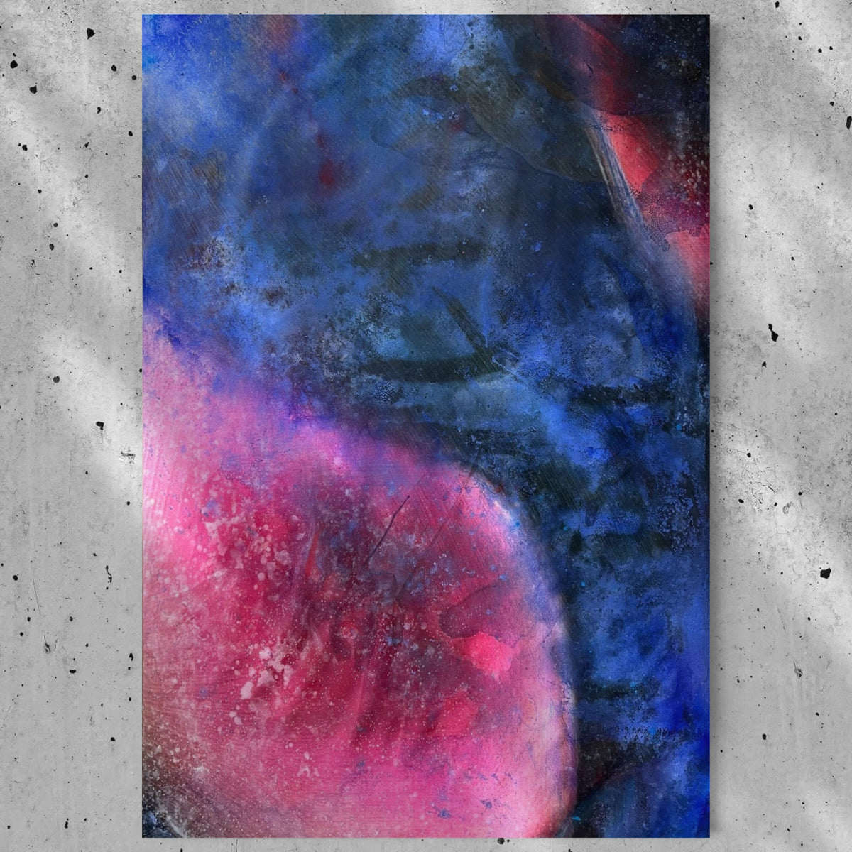 Overpainting Fine Art Print on Canvas 2022