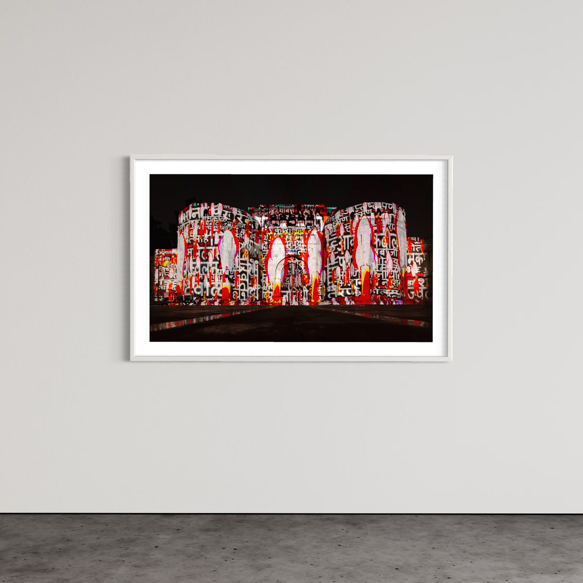 India/ Indien Shaniwarwada Fort  Diwali 2016 (signed + Frame)