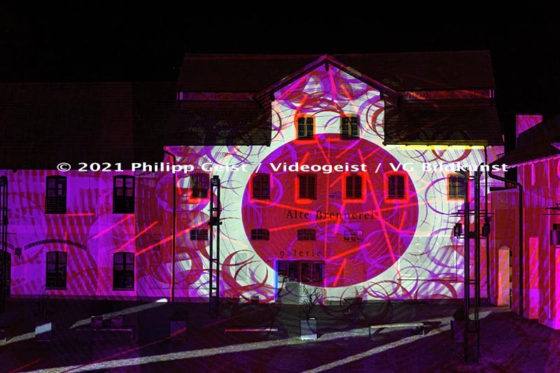 Ebersberg (Munich/ München) Kunstverein Ebersberg Lighting up Times 2014 (signed + Frame)